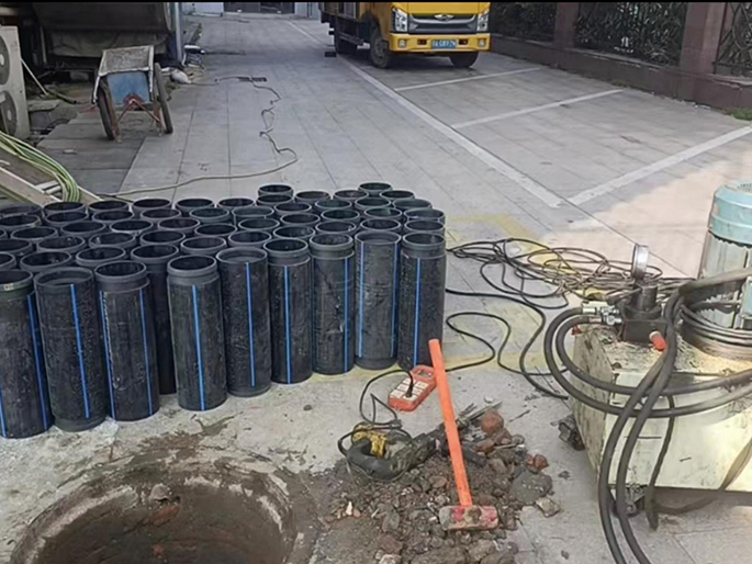 开发区PE置换管厂家 DN315置换管 非开挖管短管置换